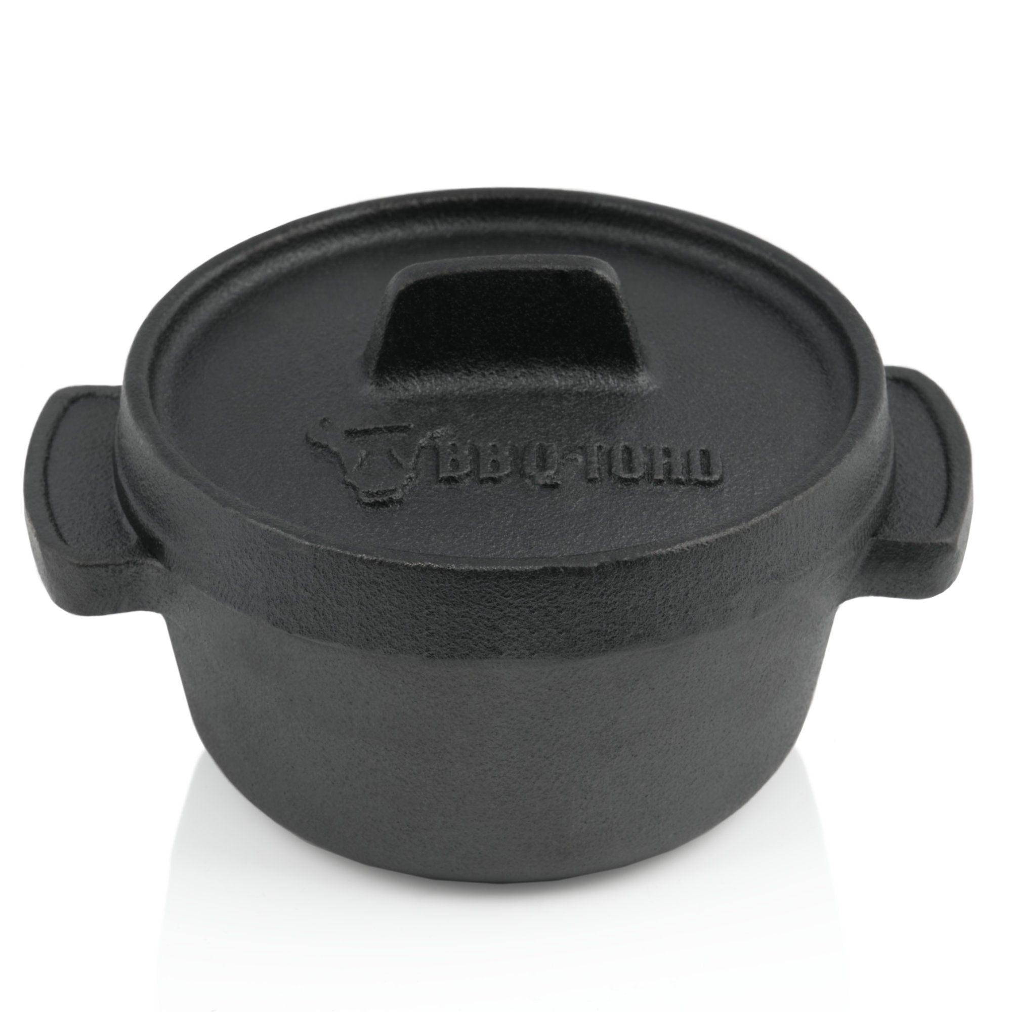 Serving pots, set of 6, Ø 11 cm, cast iron