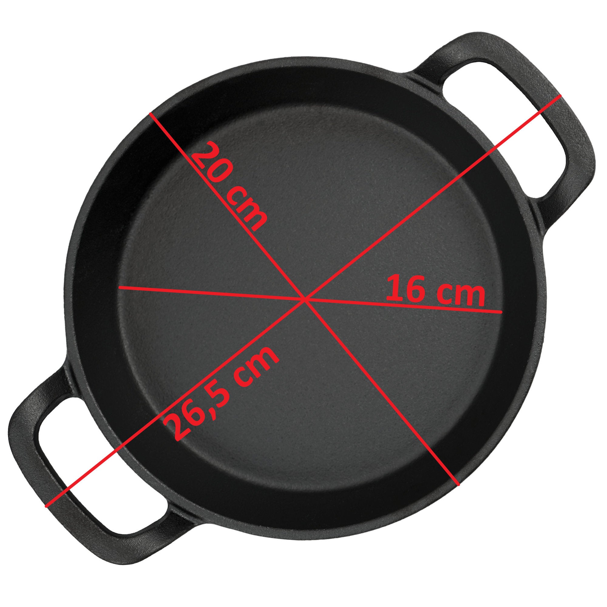 Serving pan, Ø 20 cm, cast iron