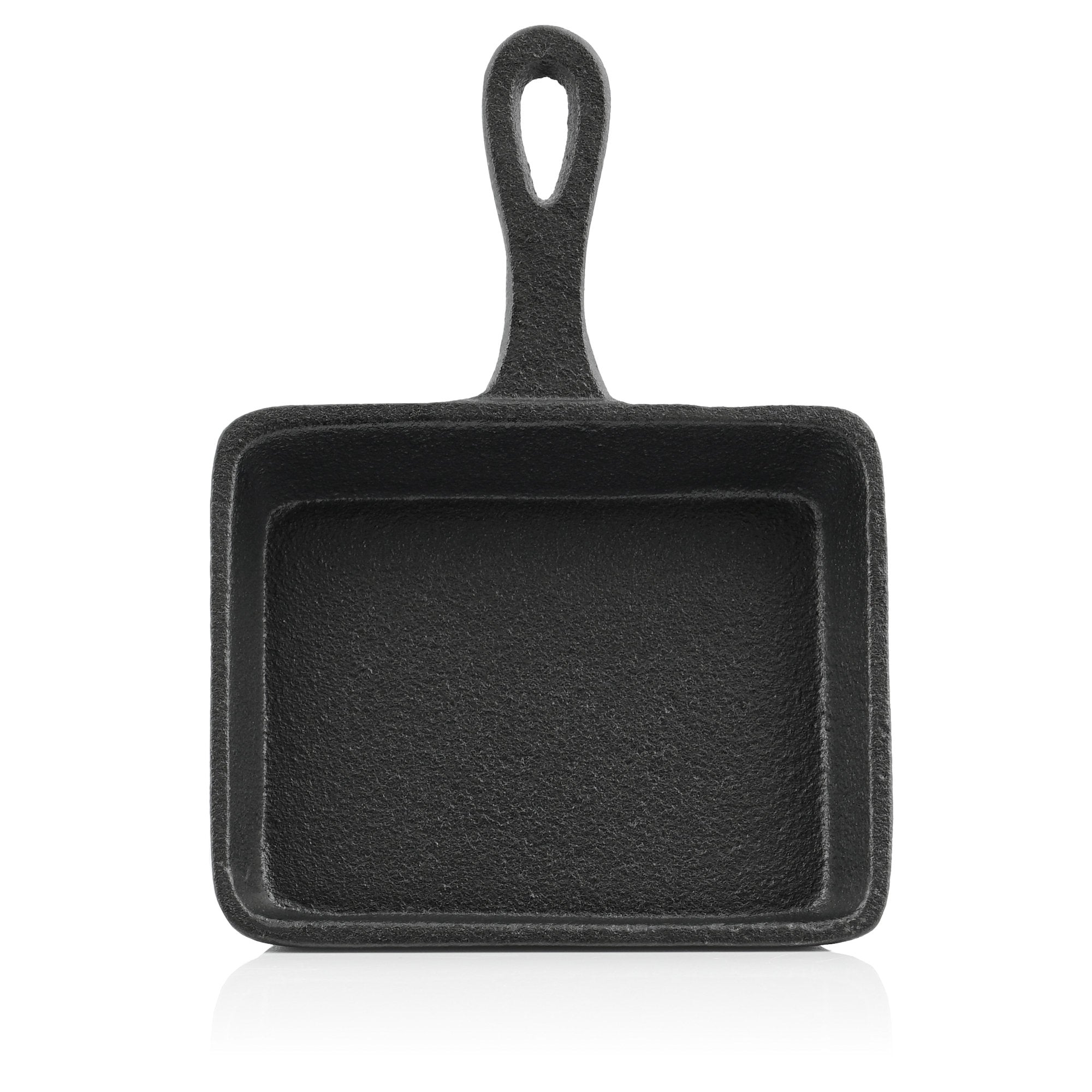 Raclette pans, set of 6, 12.5 x 18 cm, cast iron