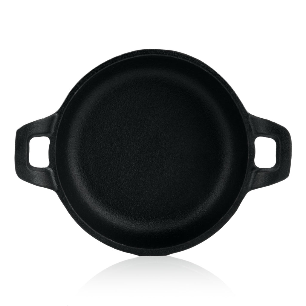 Grill pans, set of 6, Ø 13 cm, cast iron