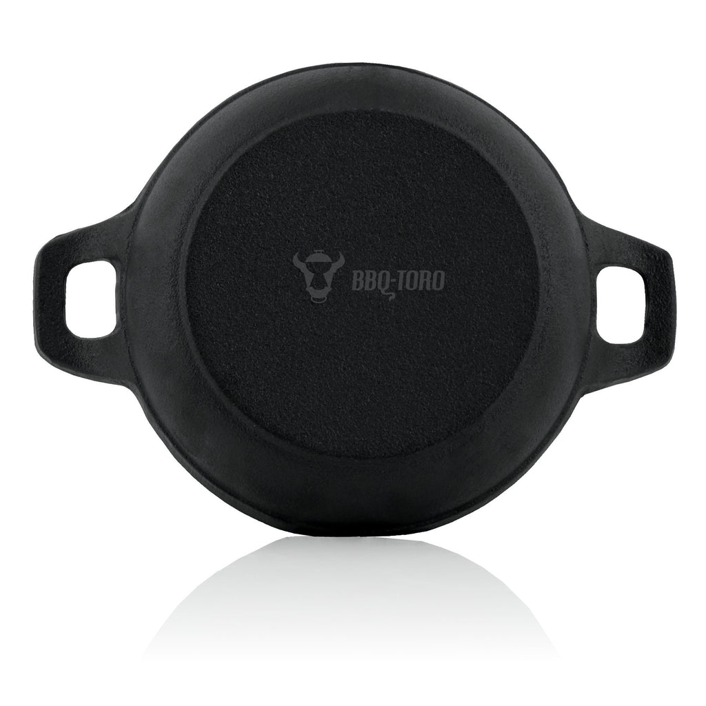 Grill pans, set of 6, Ø 13 cm, cast iron