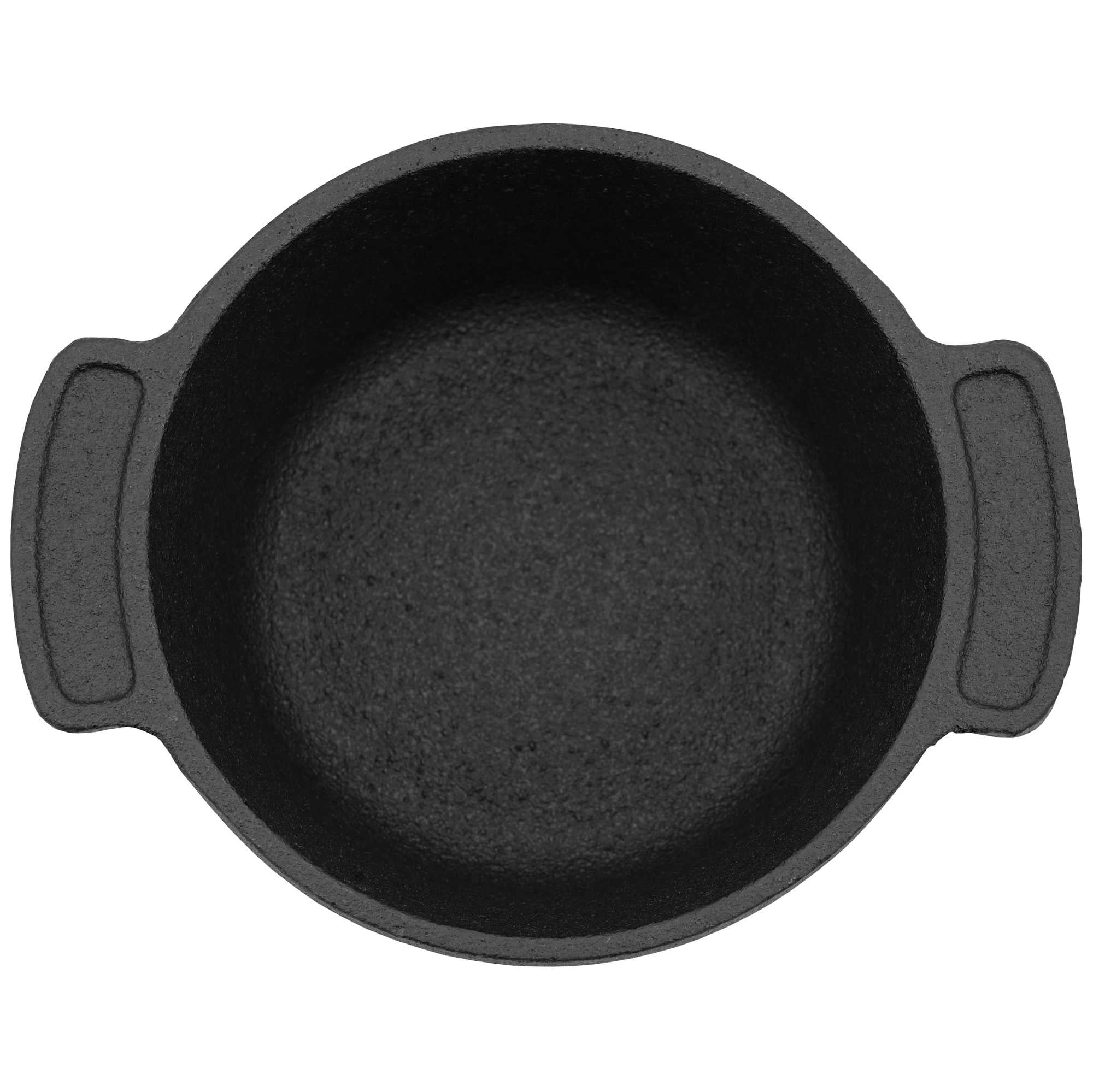 Mini Dutch oven, Ø 11 cm, cast iron, including wooden base