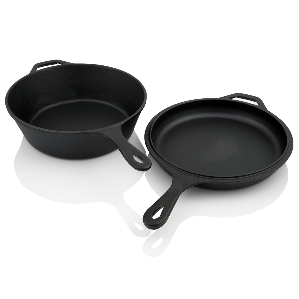 Cast iron pot, 5 liters, cast iron, including pan lid