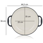 Ensemble de 5 poêles à frire en fonte émaillée