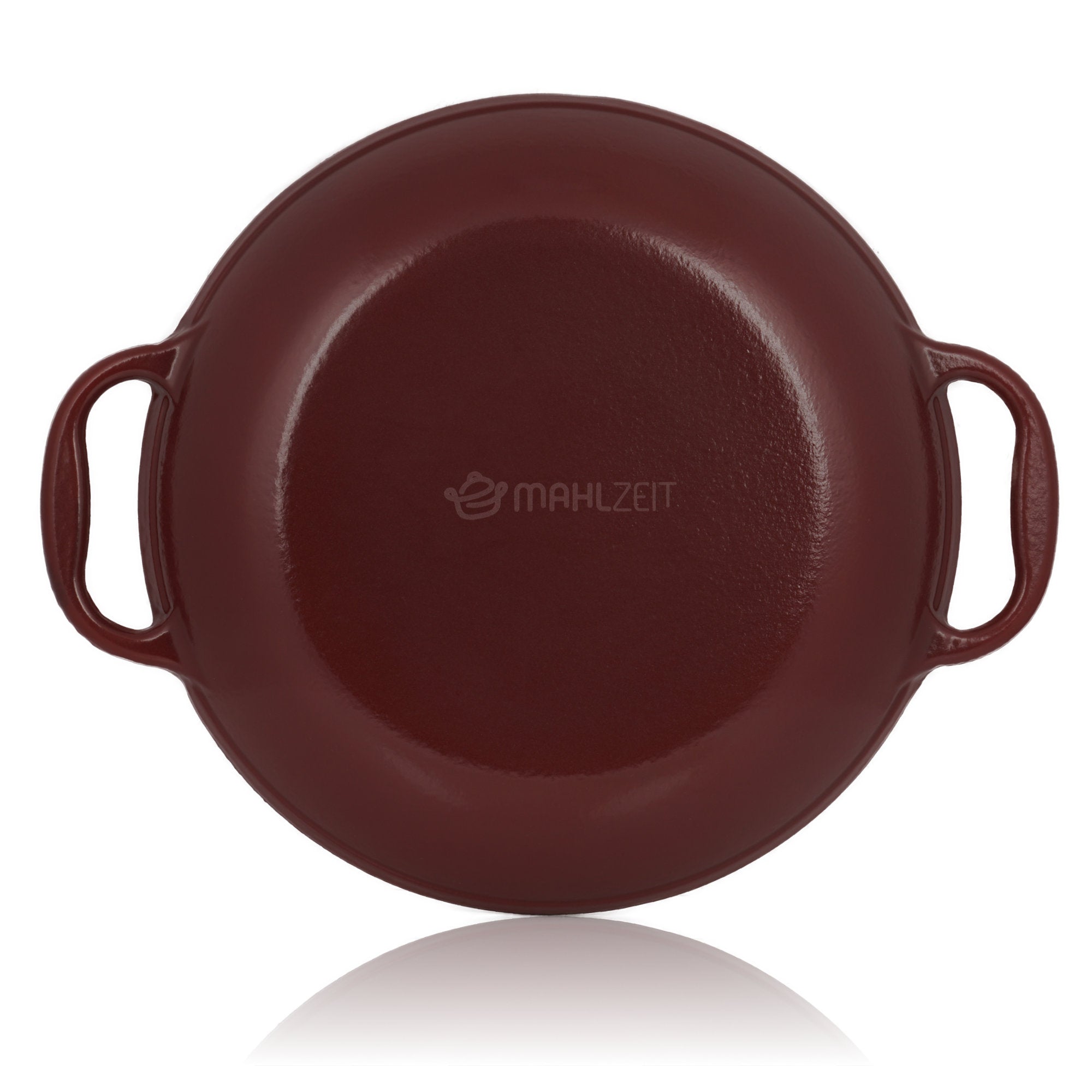 Poêle à paella, Ø 35 cm, en fonte émaillée, avec deux poignées