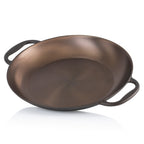 Paella pan, Ø 35 cm, cast iron pan, polished