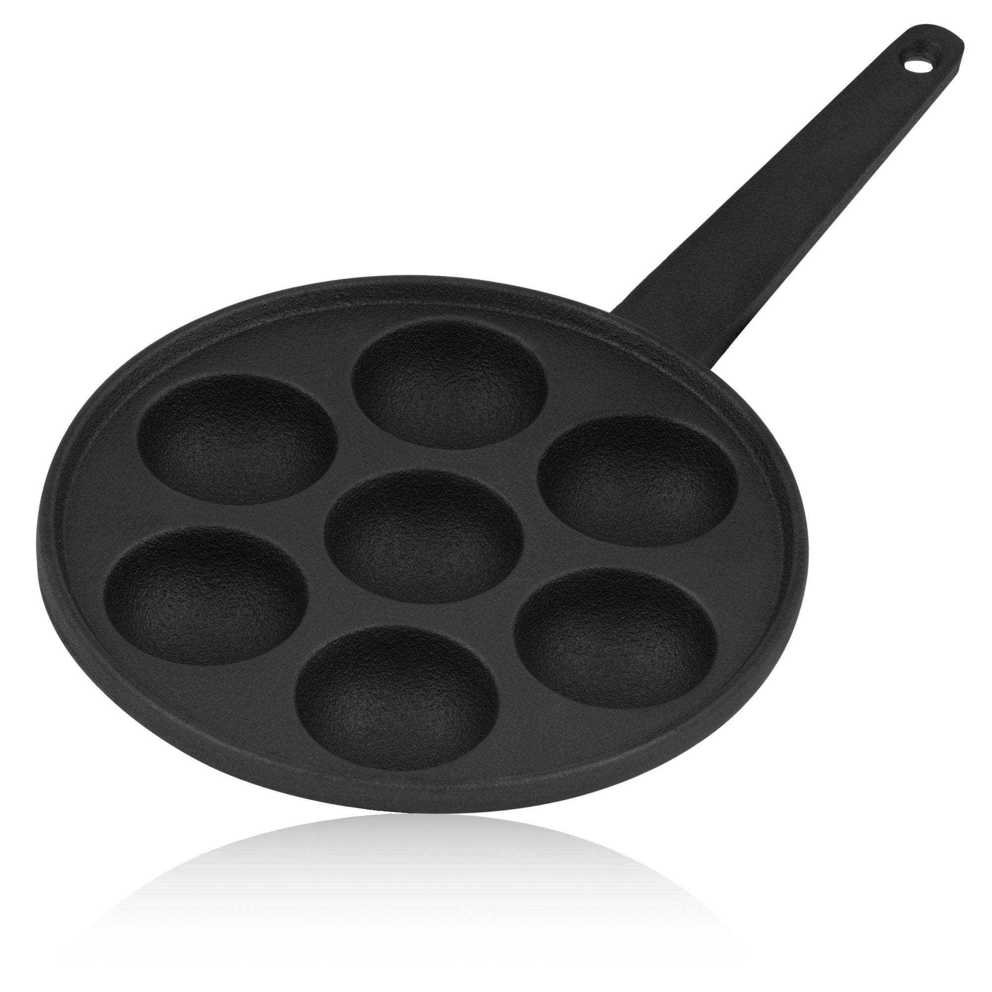 Poffertjes pan, Ø 20.5 cm, cast iron, for 7 mini pancakes