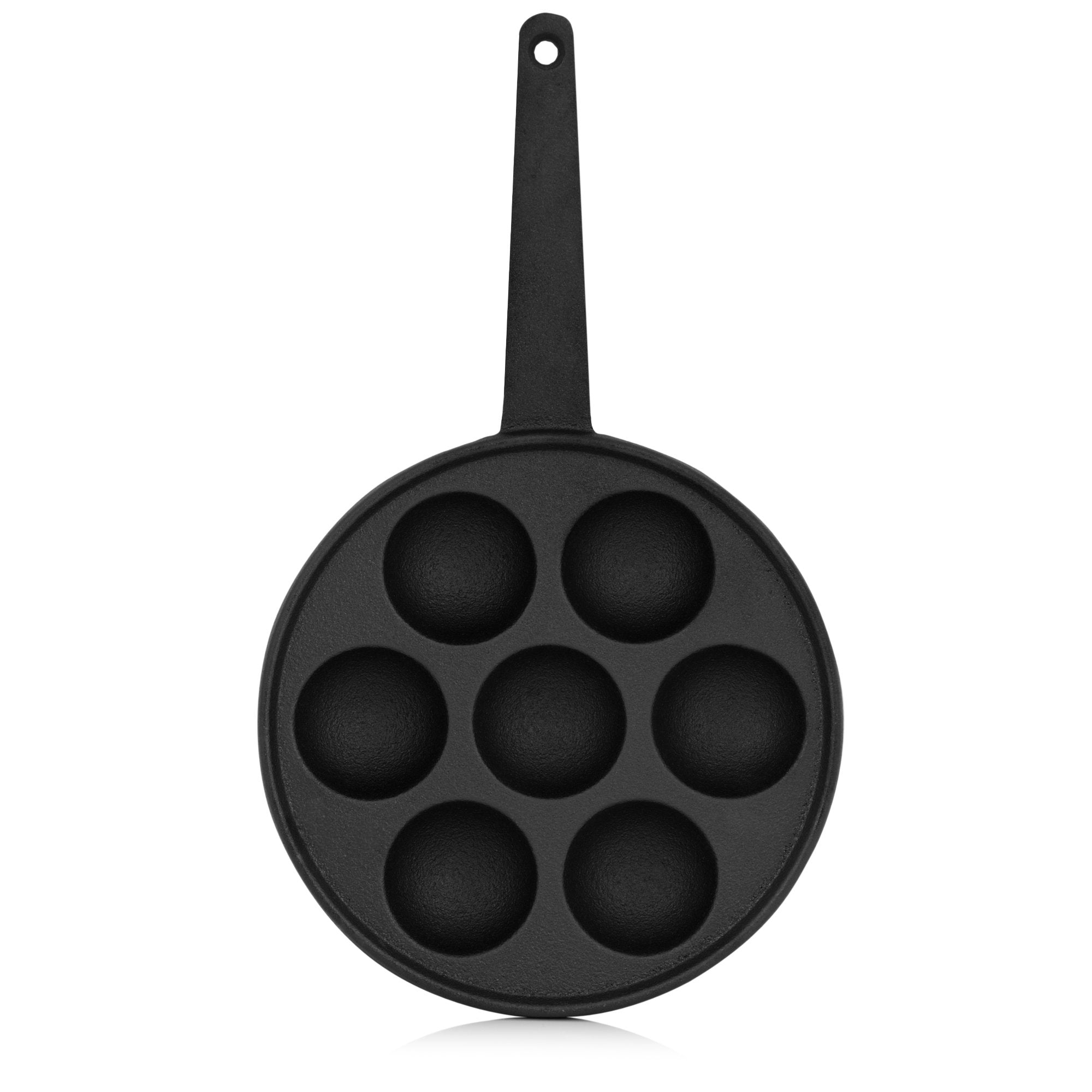 Poffertjes pan, Ø 20.5 cm, cast iron, for 7 mini pancakes