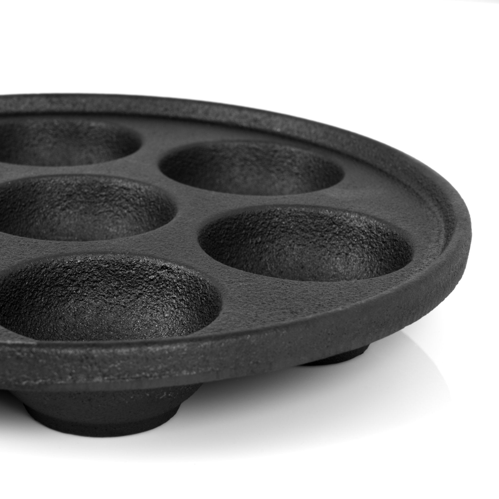 Poffertjes pan, Ø 20.5 cm, cast iron, for 7 mini pancakes