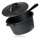 Saucepan, 1.6 liters, cast iron, including lid