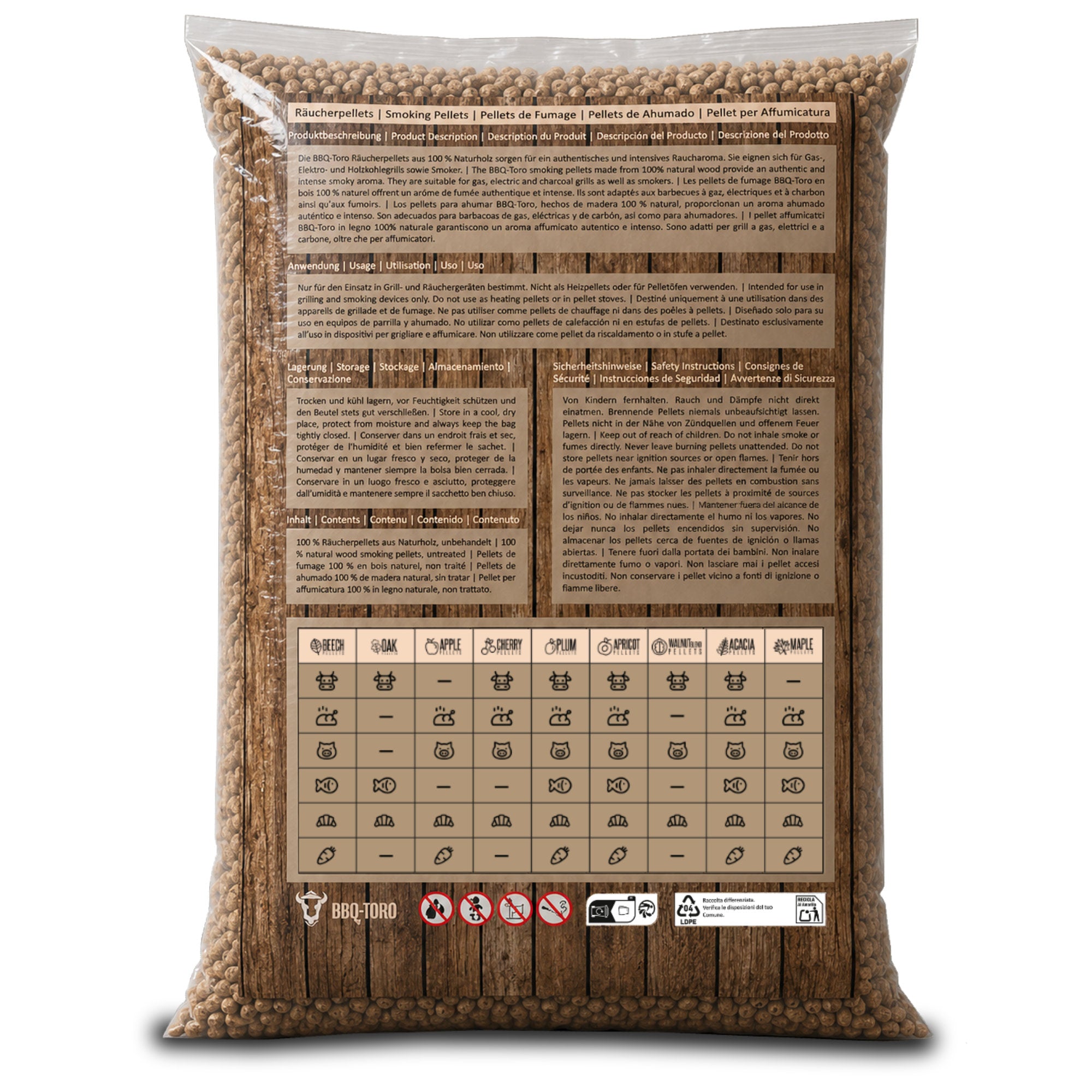 Pellets de bois de pommier, 100 % bois de pommier