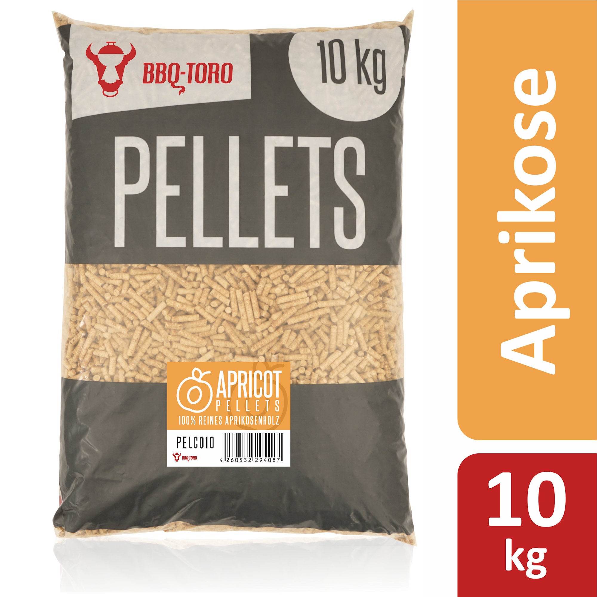 Smoking pellets "Apricot Pellets", 100% apricot wood