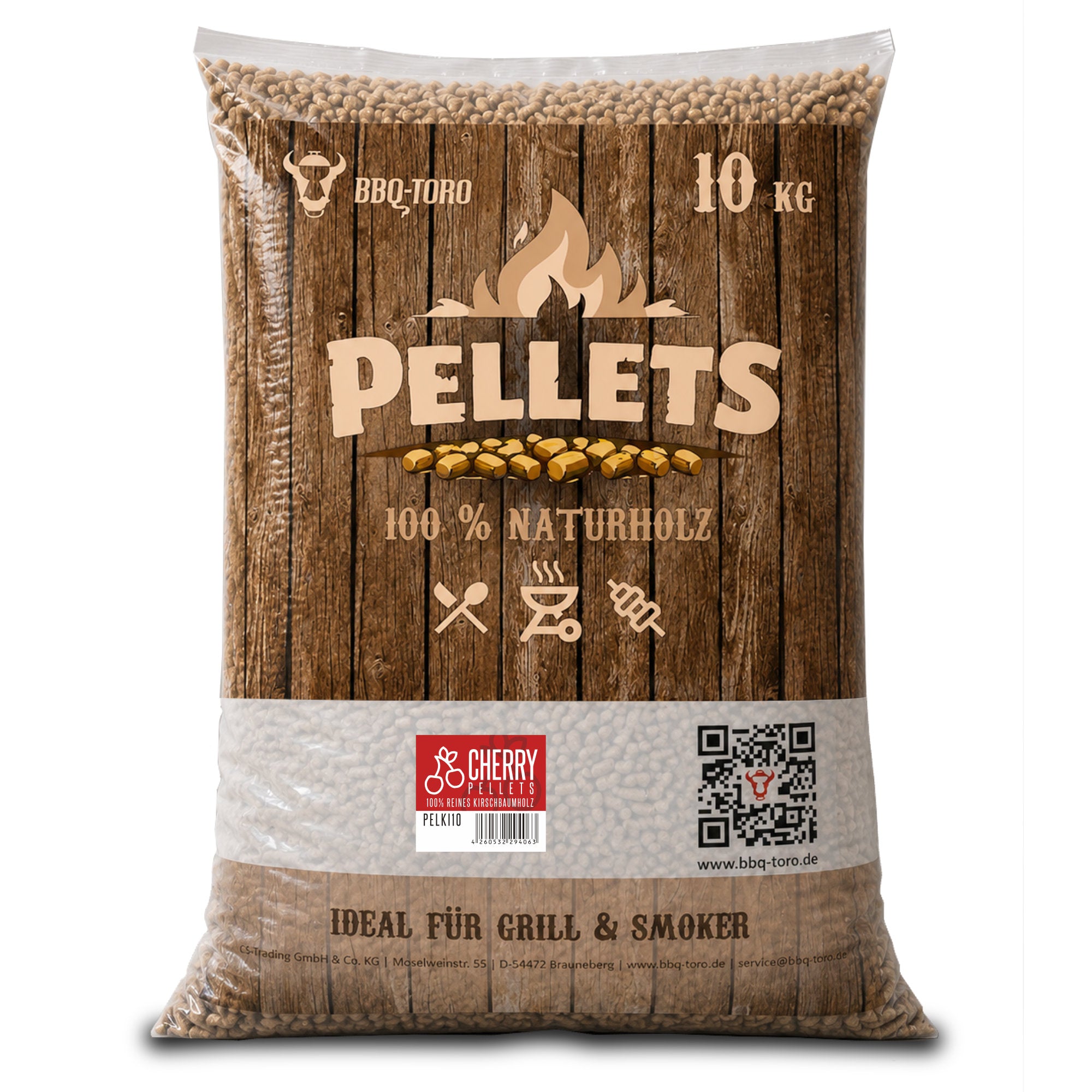 Räucherpellets "Cherry Pellets", 100% Kirschbaumholz