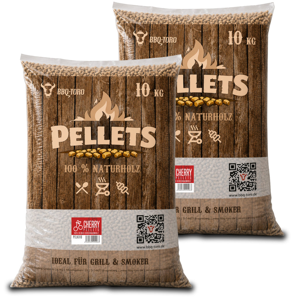 Cherry wood smoking pellets, 100% cherry wood