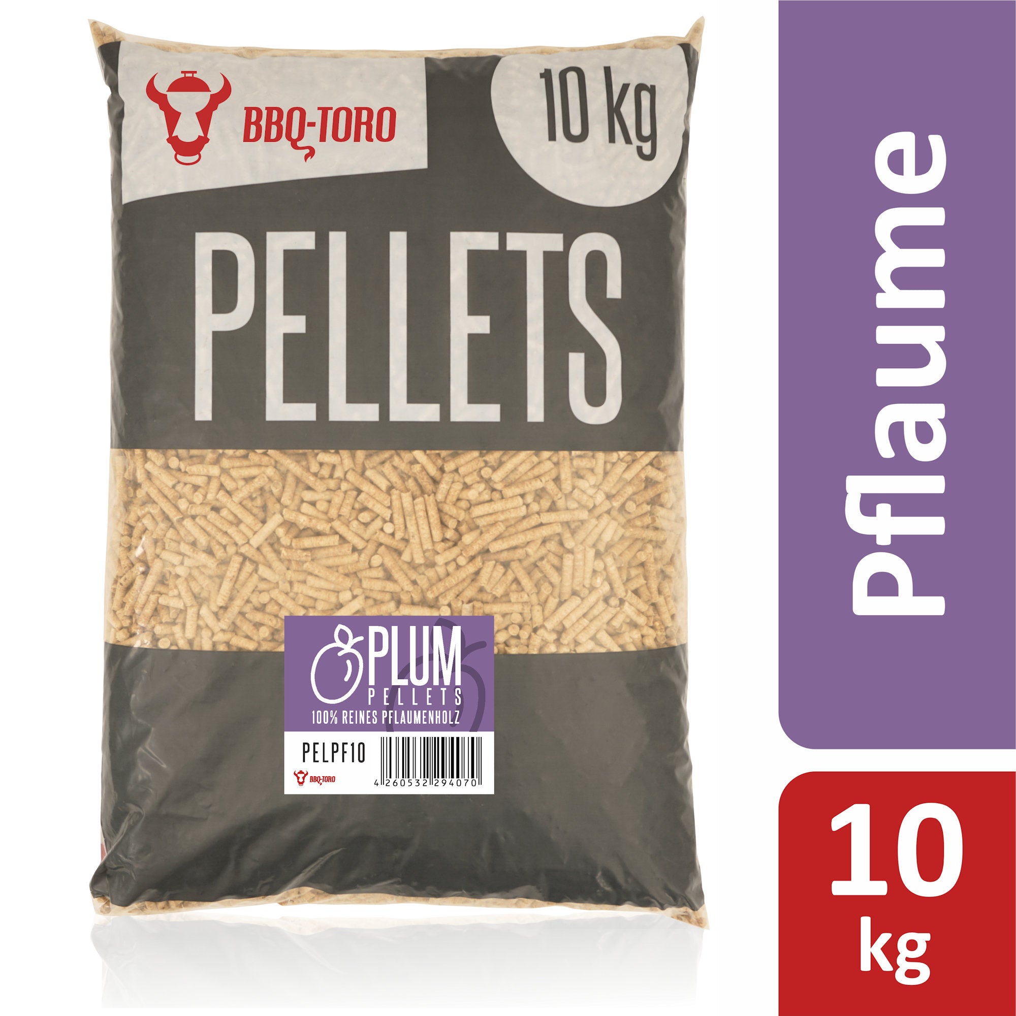 Plum wood smoking pellets, 100% plum wood