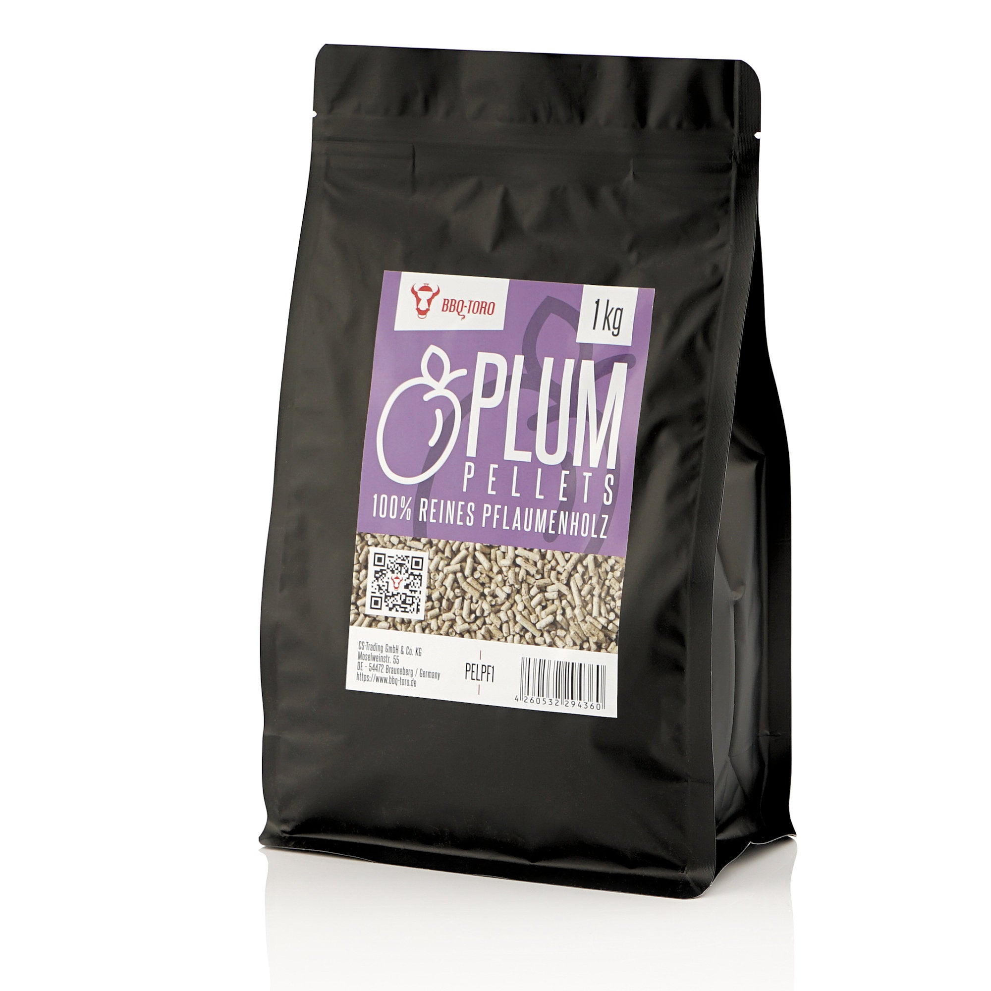 Plum wood smoking pellets, 100% plum wood