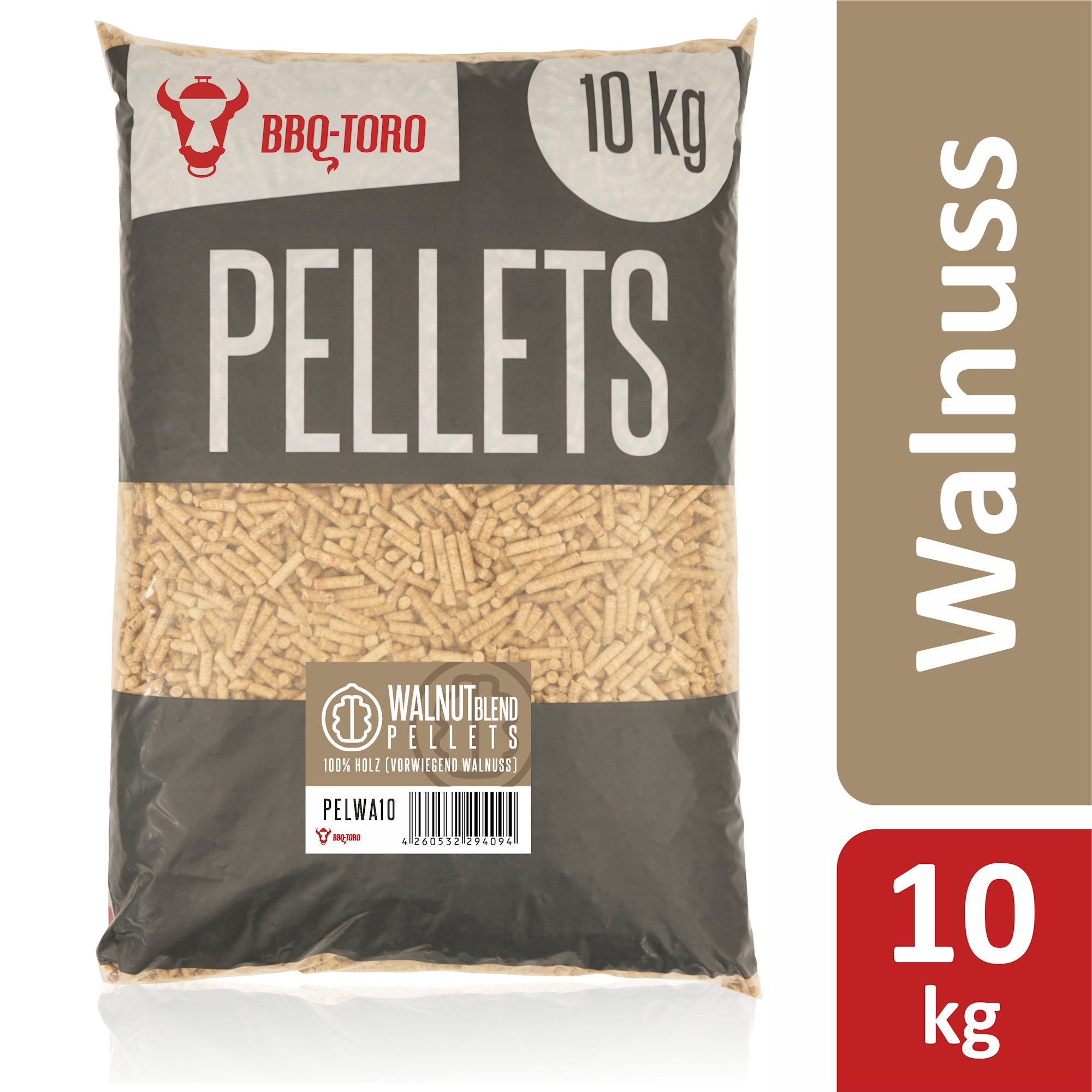 "Walnut Blend" smoking pellets, 100% wood (mainly walnut)