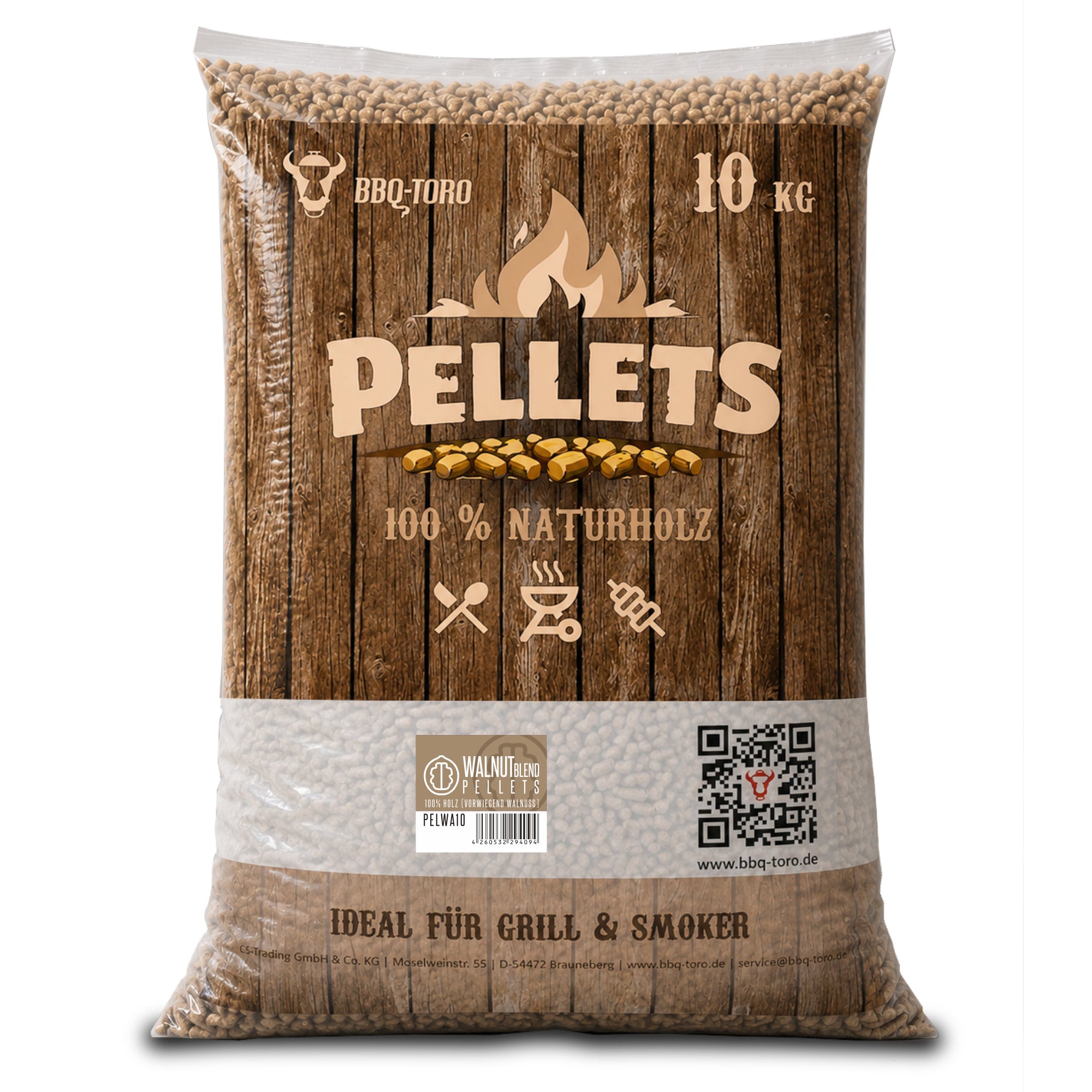 Granulés à fumer « Mélange de noix », 100 % bois (principalement noyer)