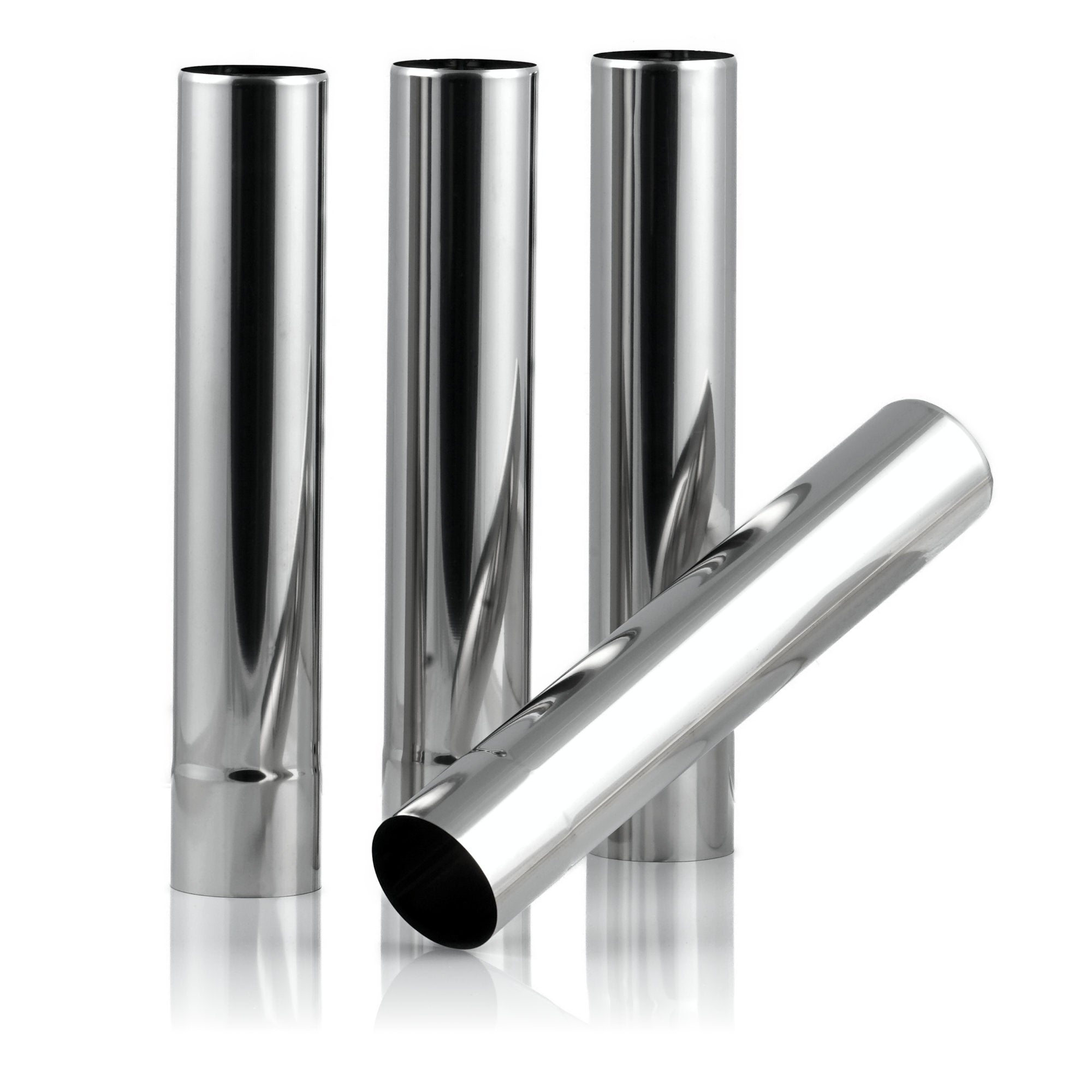 Stove pipe, Ø 6 cm, length 32.5 cm, stainless steel