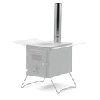 Tuyau de poêle, Ø 6 cm, longueur 32,5 cm, acier inoxydable