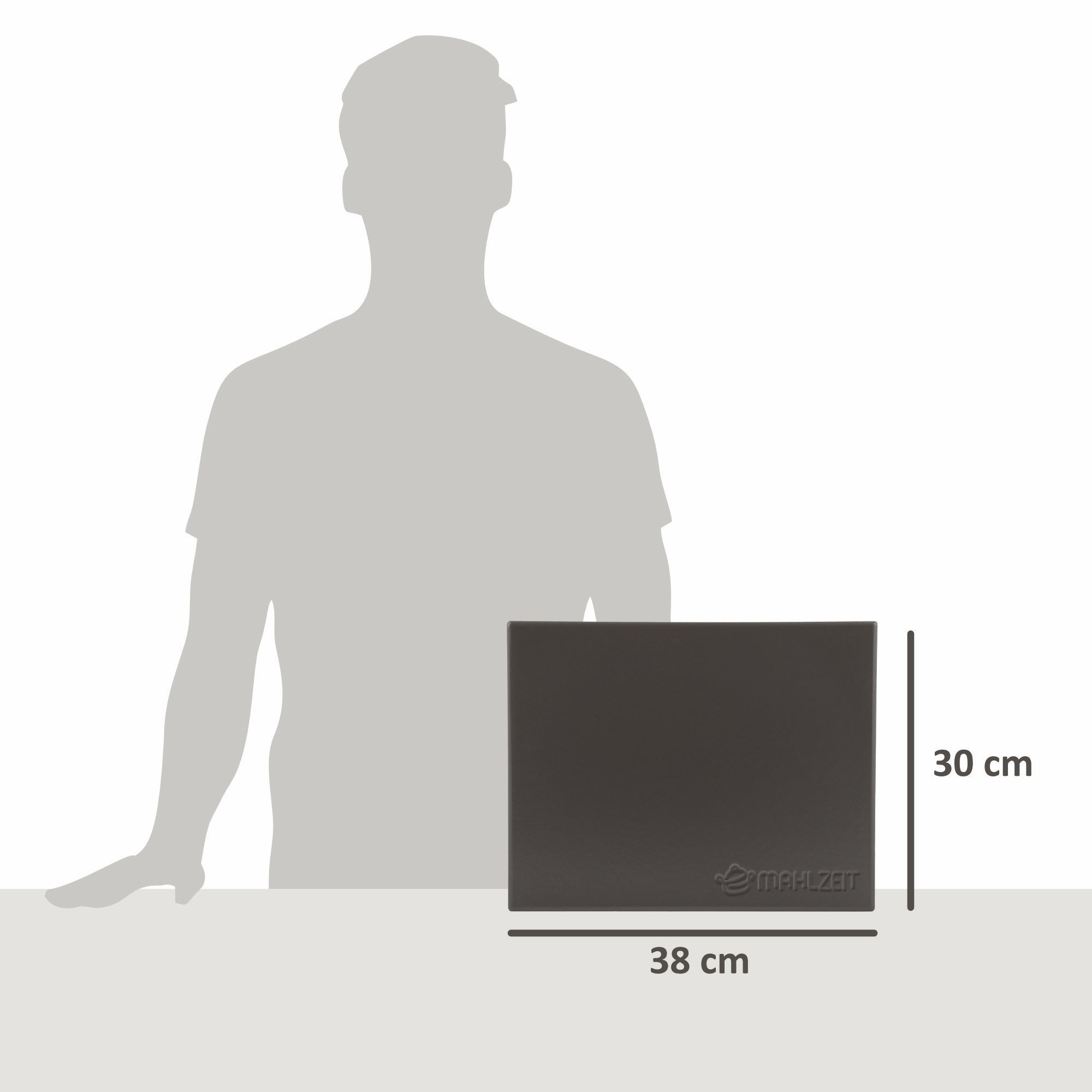 Pizzastein, 38 x 30 cm, Steinplatte, Cordierit Stein
