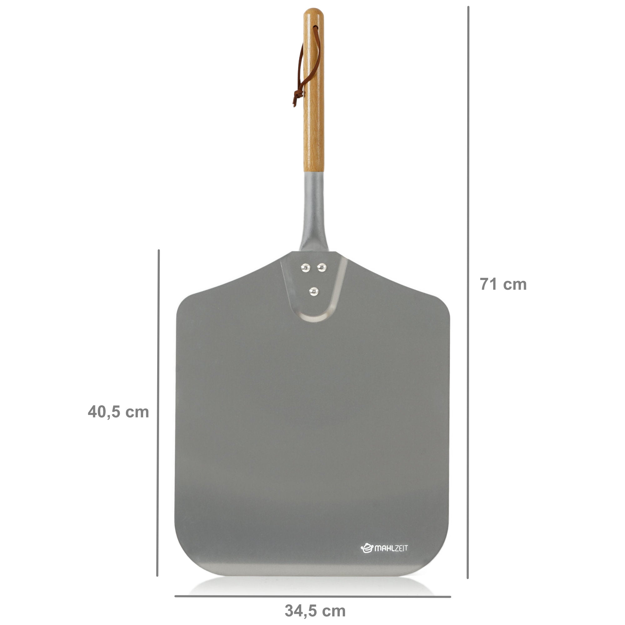 Ensemble à pizza 4 pièces, pierre à pizza Ø 38, pelle à pizza, rouleau à pizza et spatule inclus