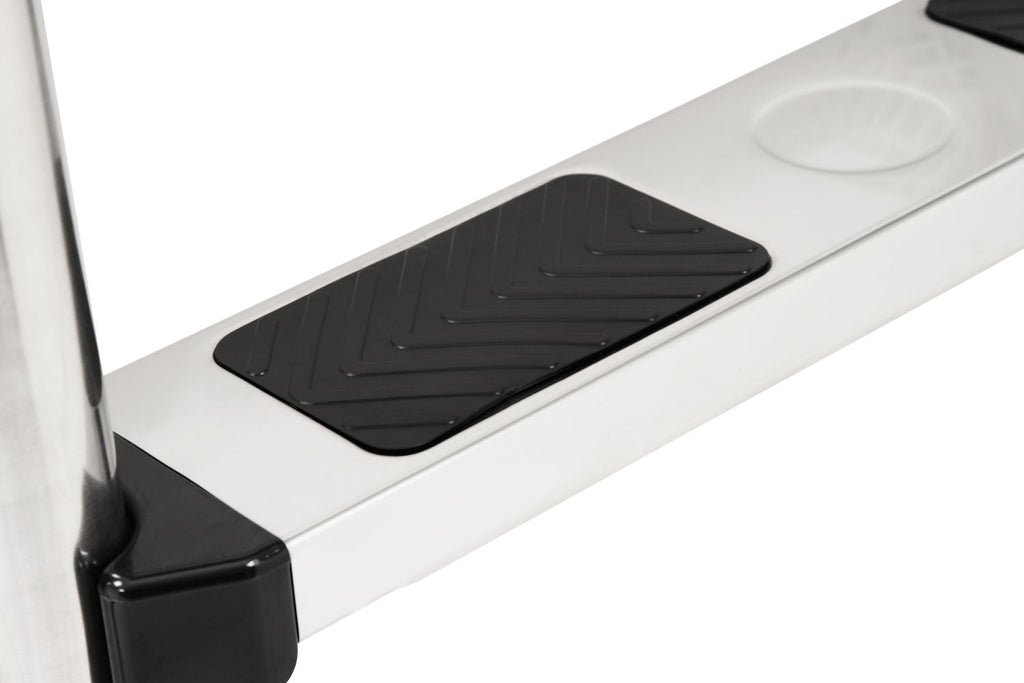 Pool ladder, 3 steps, stainless steel, 50.2 x 36.5 x 158 cm, including anti-slip surface