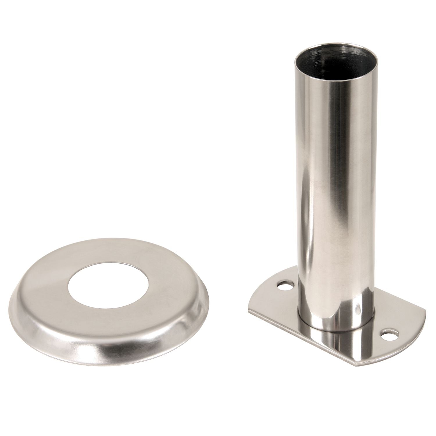 Échelle de piscine à 3 marches, en acier inoxydable, 50 x 26,5 x 132 cm, avec revêtement antidérapant.