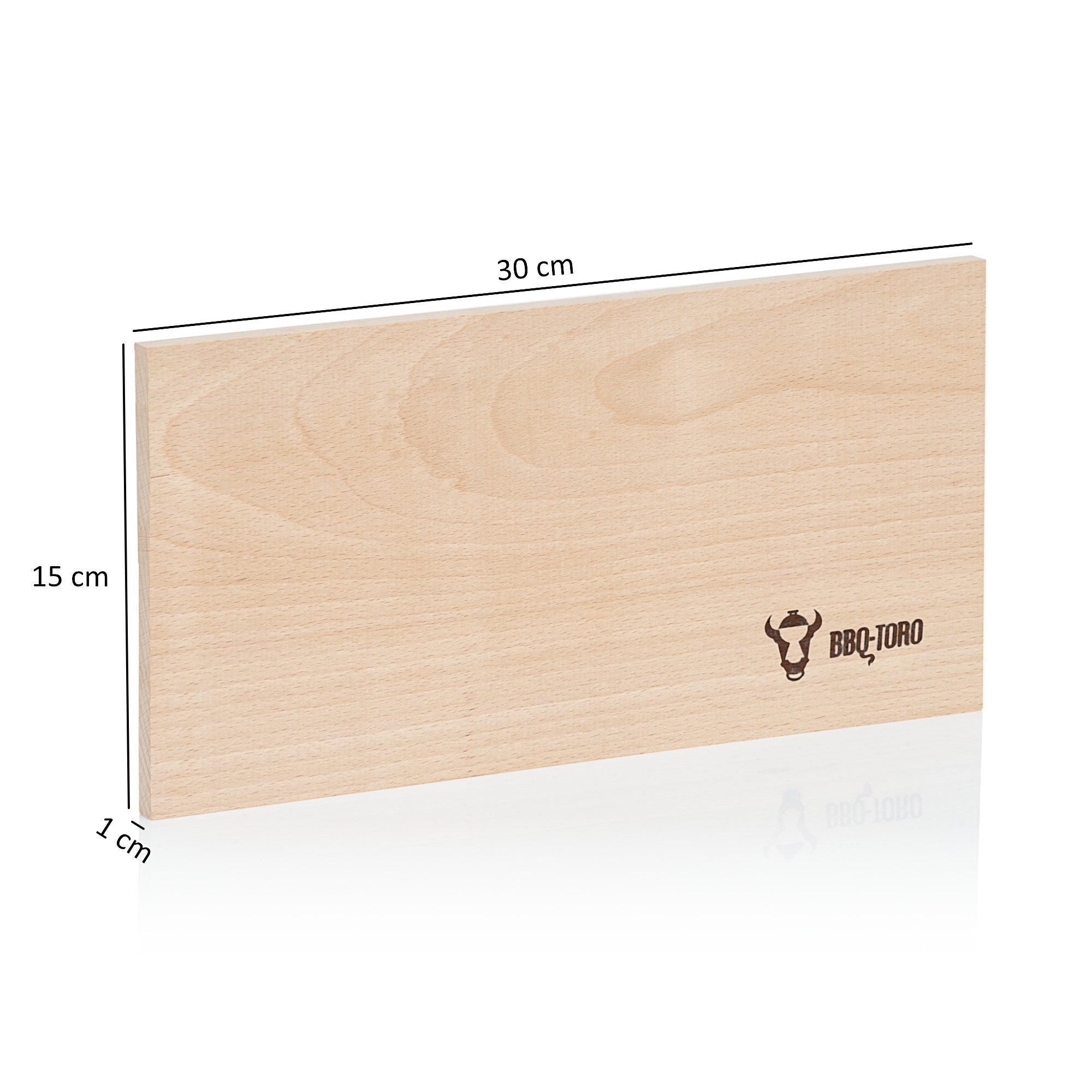 Planche à fumer, 30 x 15 x 1 cm, 100 % bois de hêtre