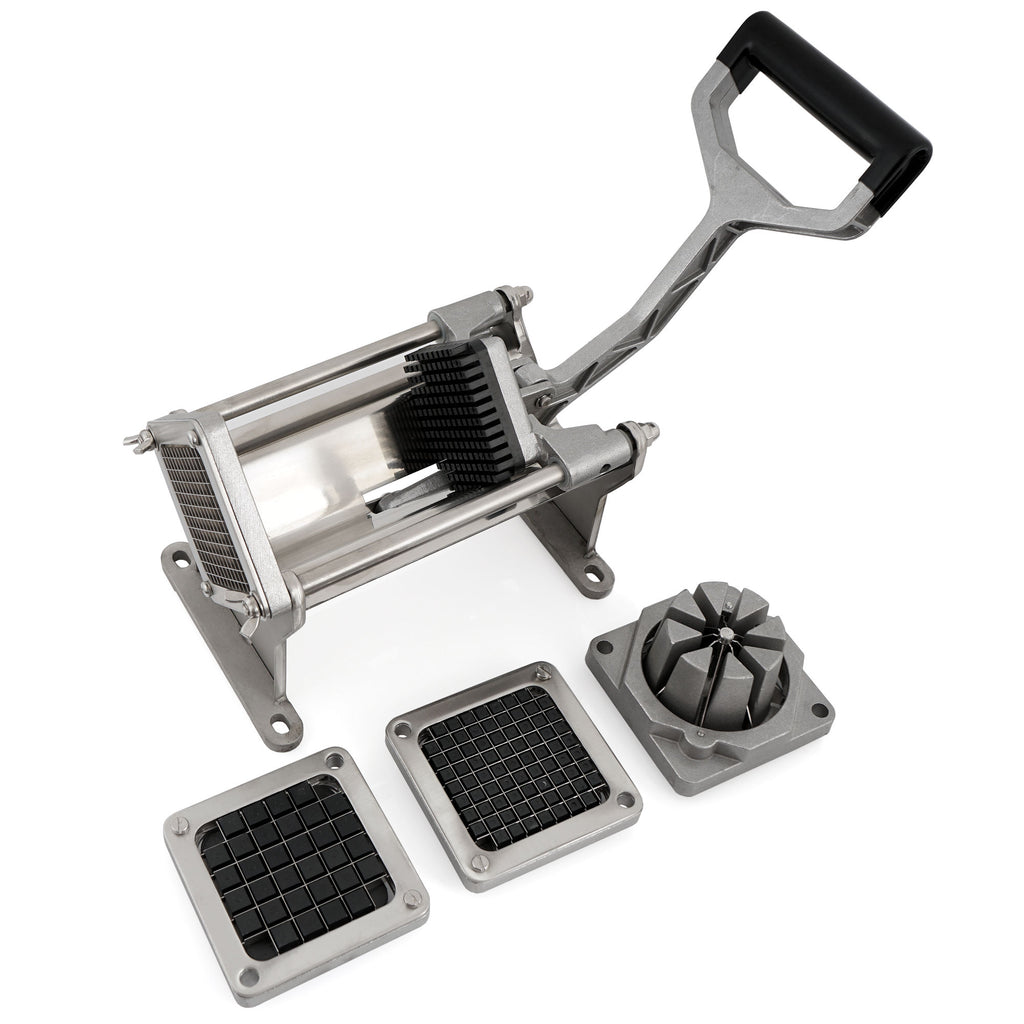 Coupe-pommes de terre, comprenant 4 lames en acier inoxydable pour les bâtonnets et les coins