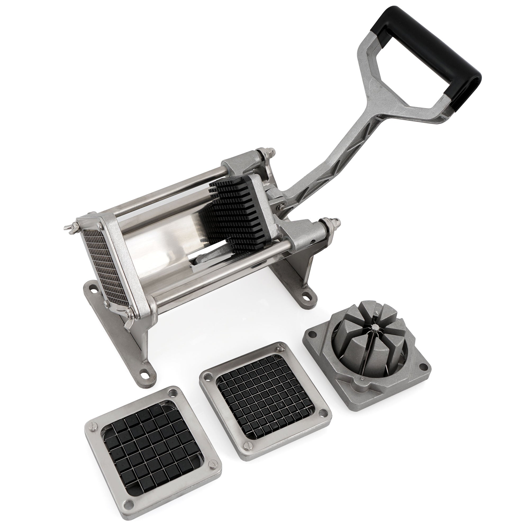 Coupe-pommes de terre, comprenant 4 lames en acier inoxydable pour les bâtonnets et les coins