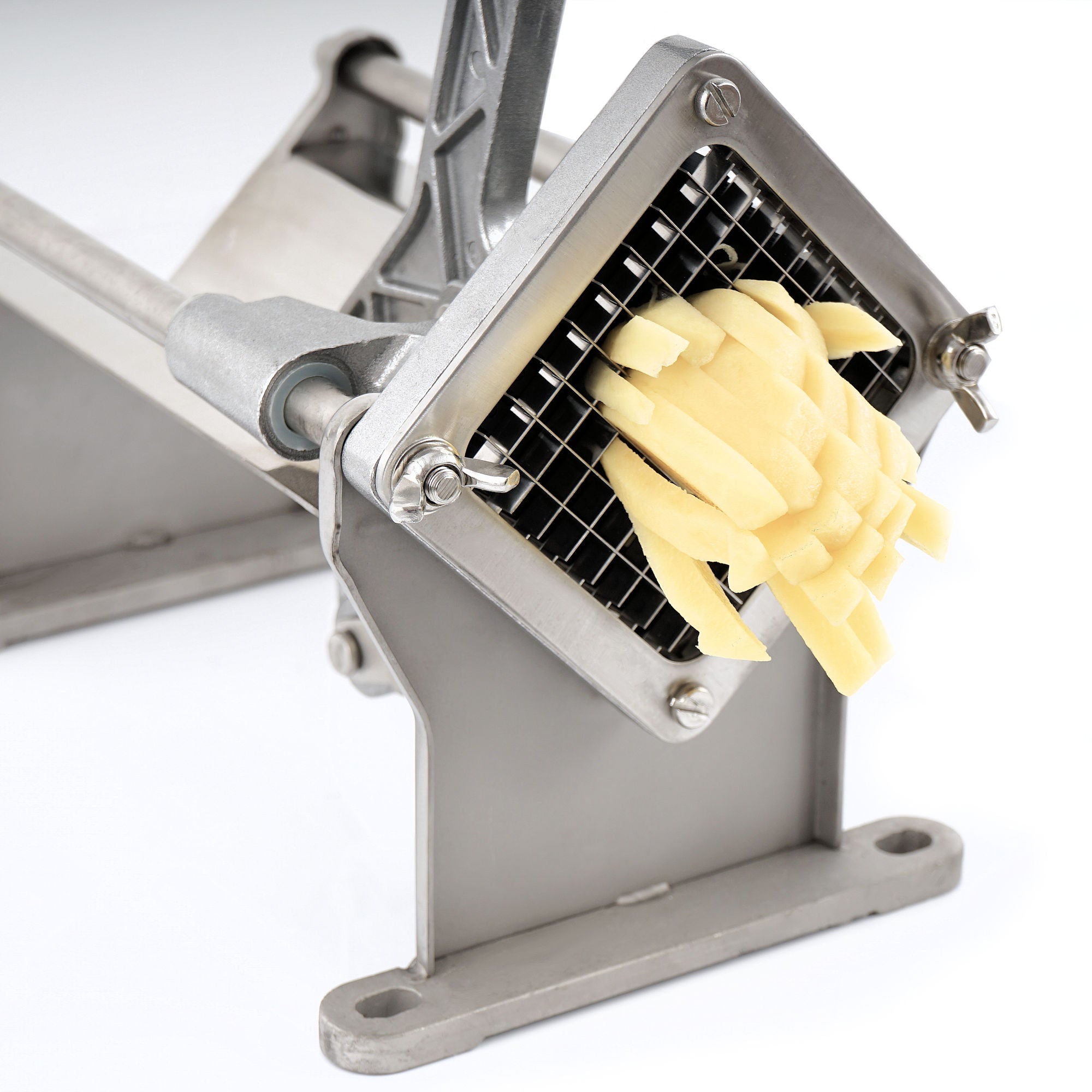 Coupe-pommes de terre, comprenant 4 lames en acier inoxydable pour les bâtonnets et les coins