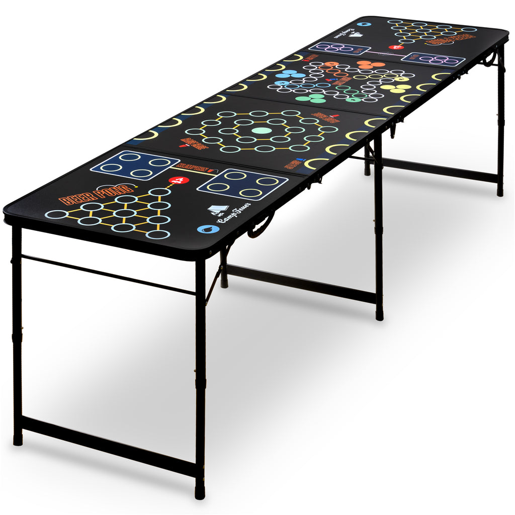 Beer pong table, 6 in 1 party multigame, foldable