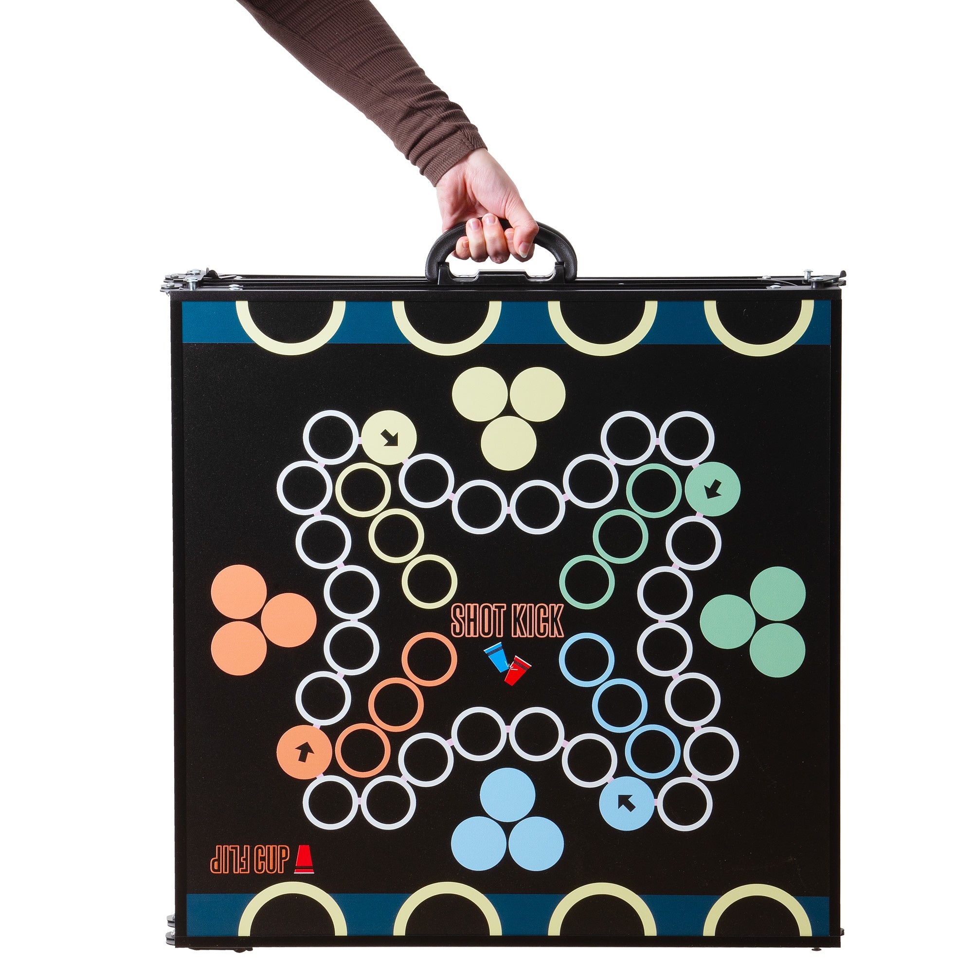 Table de beer pong, jeu multi-jeux 6 en 1, pliable