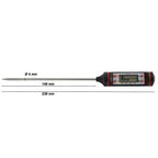 Pulled Pork Set, 5-piece, including meat marinade injector, thermometer and meat claws