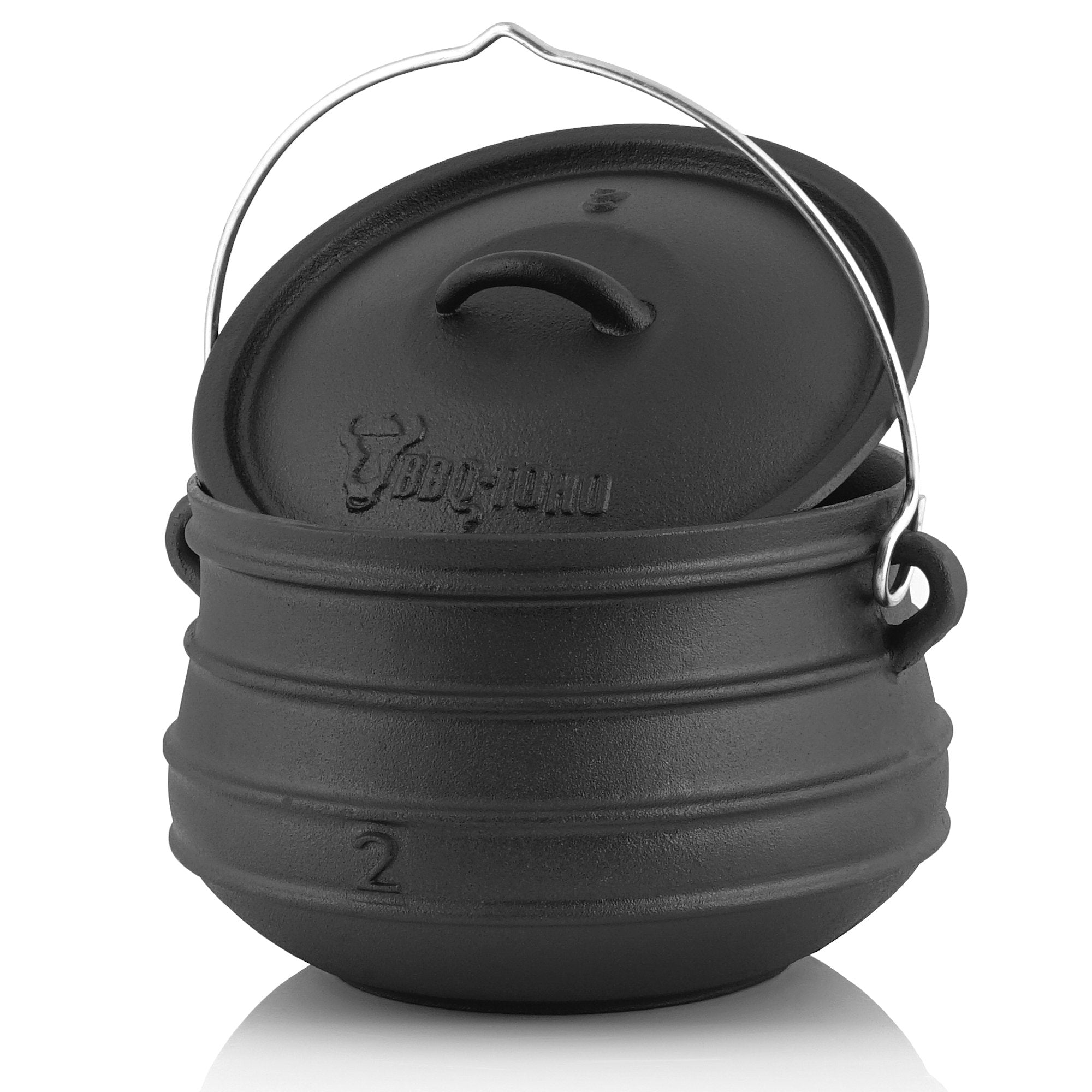 Potjie, South African cooking pot, cast iron