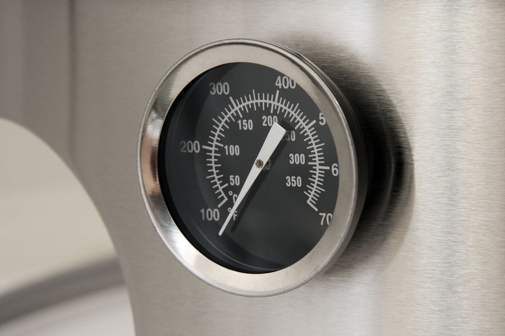 Pizza Element, Ø 57 cm, Edelstahl, inkl. Schaufel, Pizzastein und Thermometer