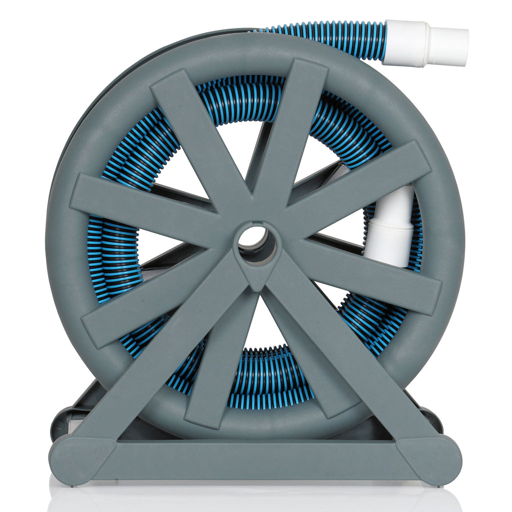 Enrouleur de tuyau de piscine, tambour pour tuyau de Ø 32/38 mm jusqu'à 15 m
