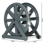 Enrouleur de tuyau de piscine, tambour pour tuyau de Ø 32/38 mm jusqu'à 15 m