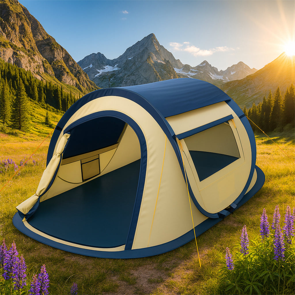 Zelt "Quiki", 2 Personen, Wurfzelt, Wasserabweisend