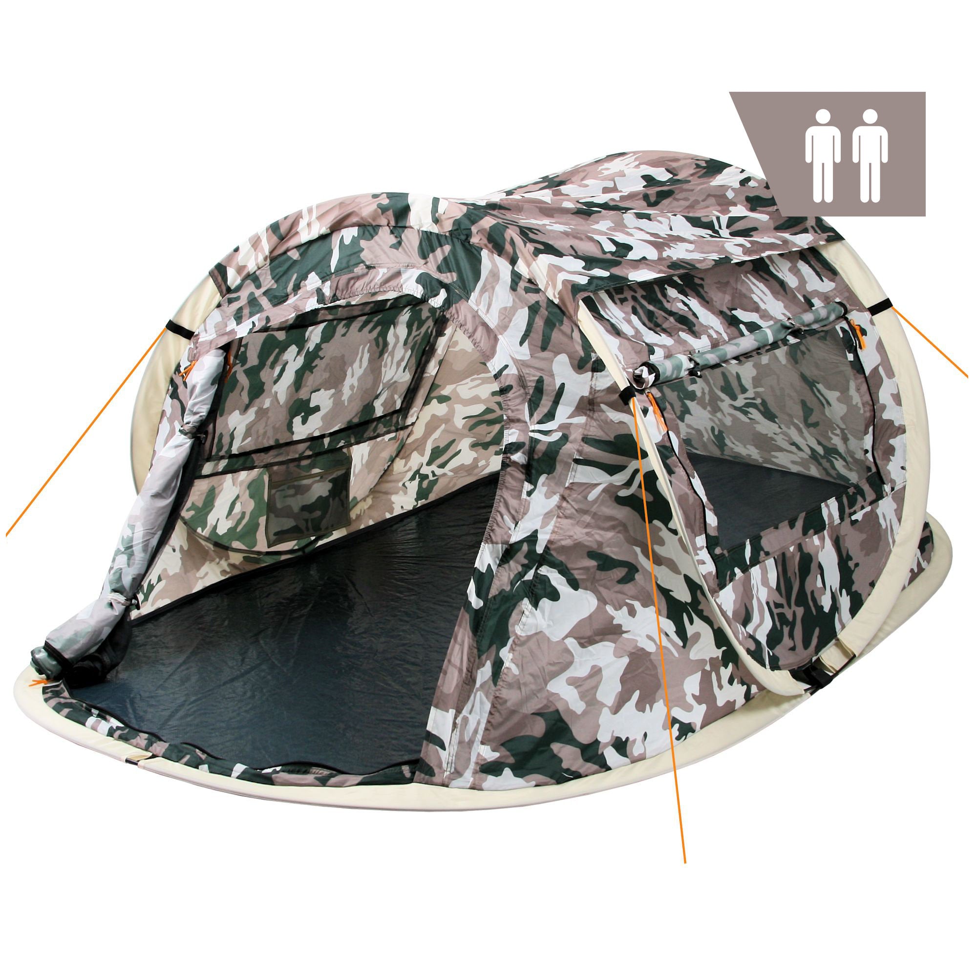 "Quiki" tent, 2 person, pop-up tent, water-repellent