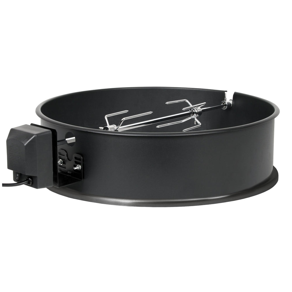 Grill skewer set, for Ø 57 cm kettle grill, including grill body, skewer, motor and meat forks