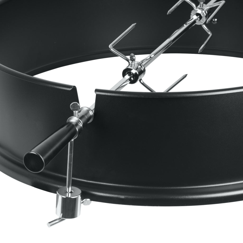 Grill skewer set, for Ø 57 cm kettle grill, including grill body, skewer, motor and meat forks