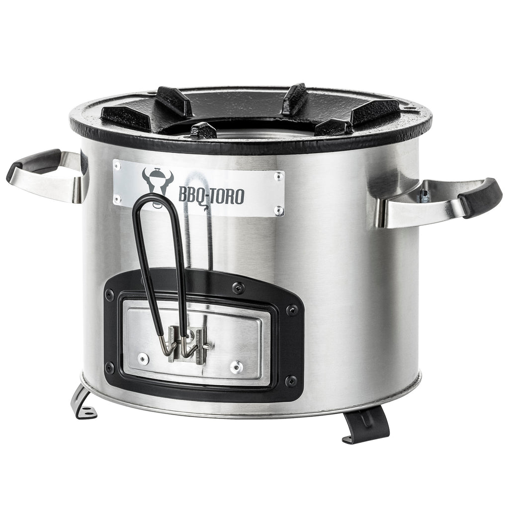 Rocket Stove "RAKETE #1", Stainless Steel, Rocket Stove for Dutch Oven