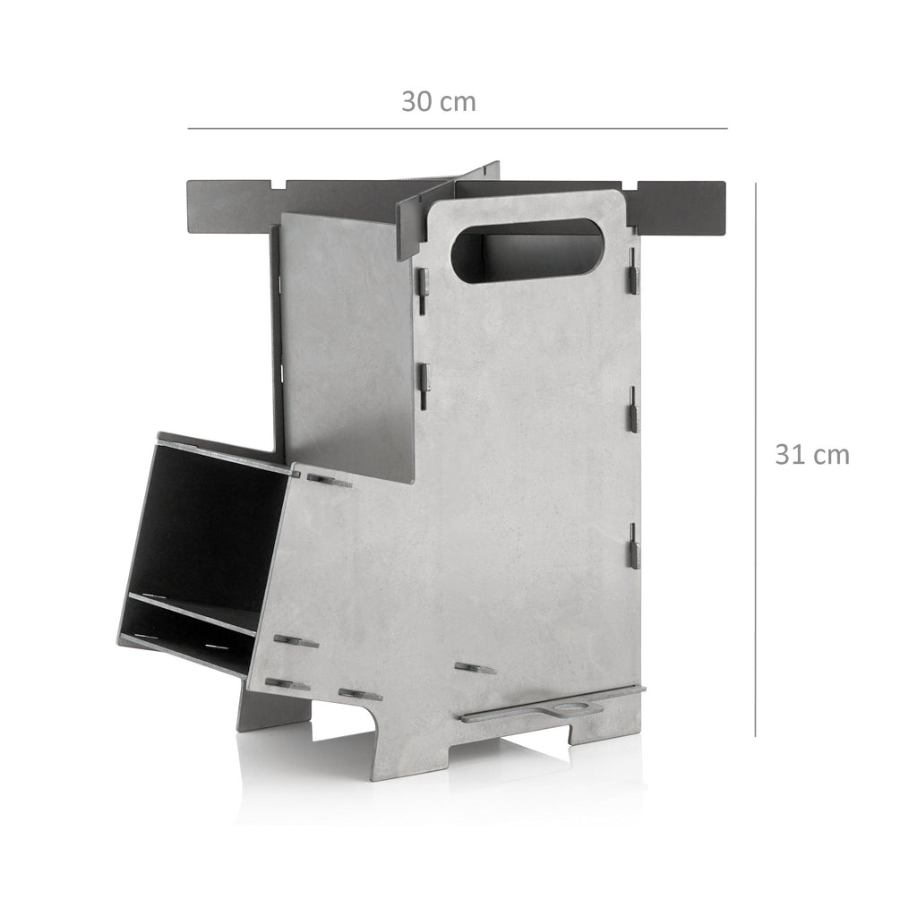 Raketenofen "RAKETE #5", Rocket Stove Stecksystem