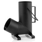 Rocket stove "RAKETE #6", made of 1.5 mm thick steel for Dutch ovens