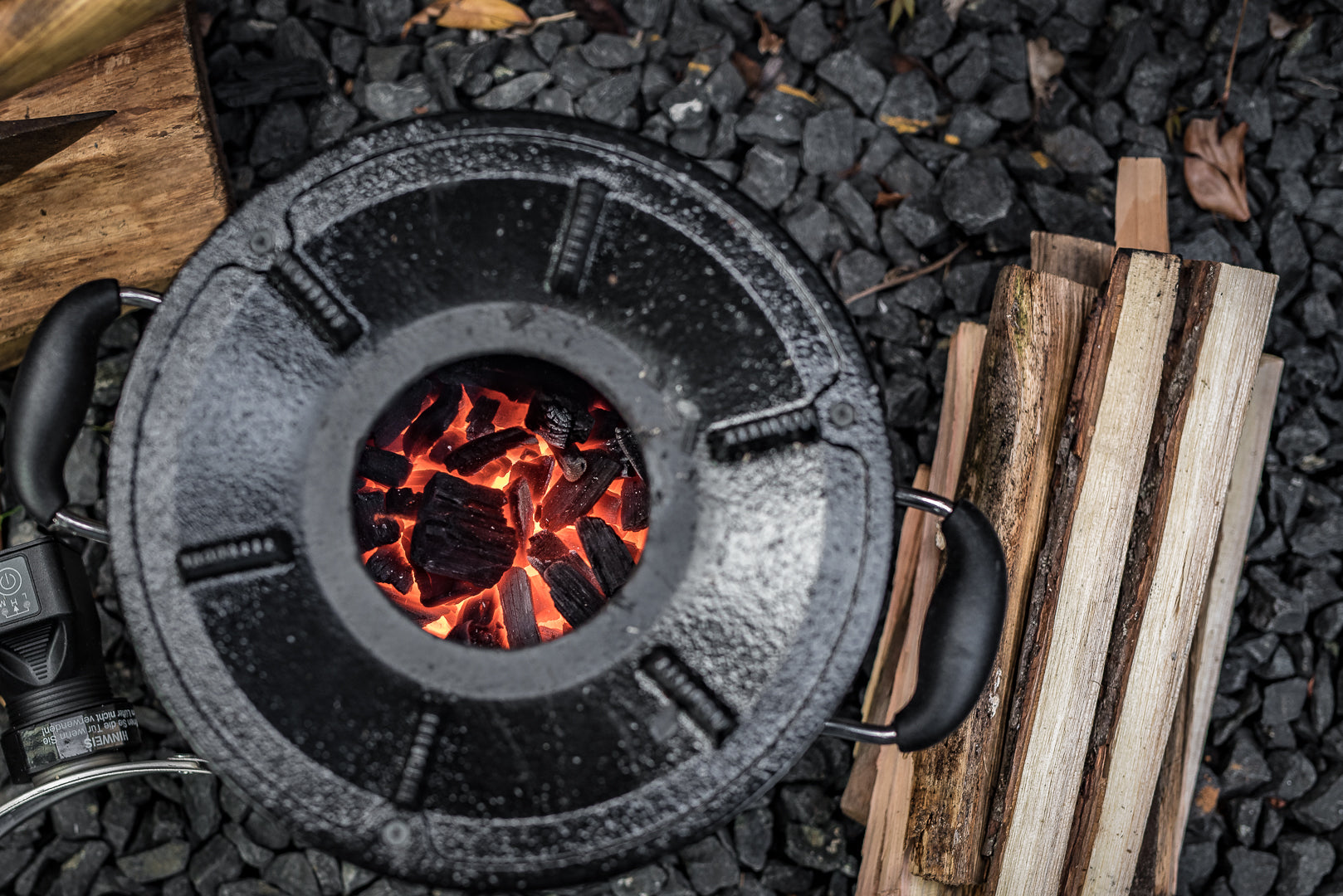 Rocket Stove "RAKETE #1", Stainless Steel, Rocket Stove for Dutch Oven