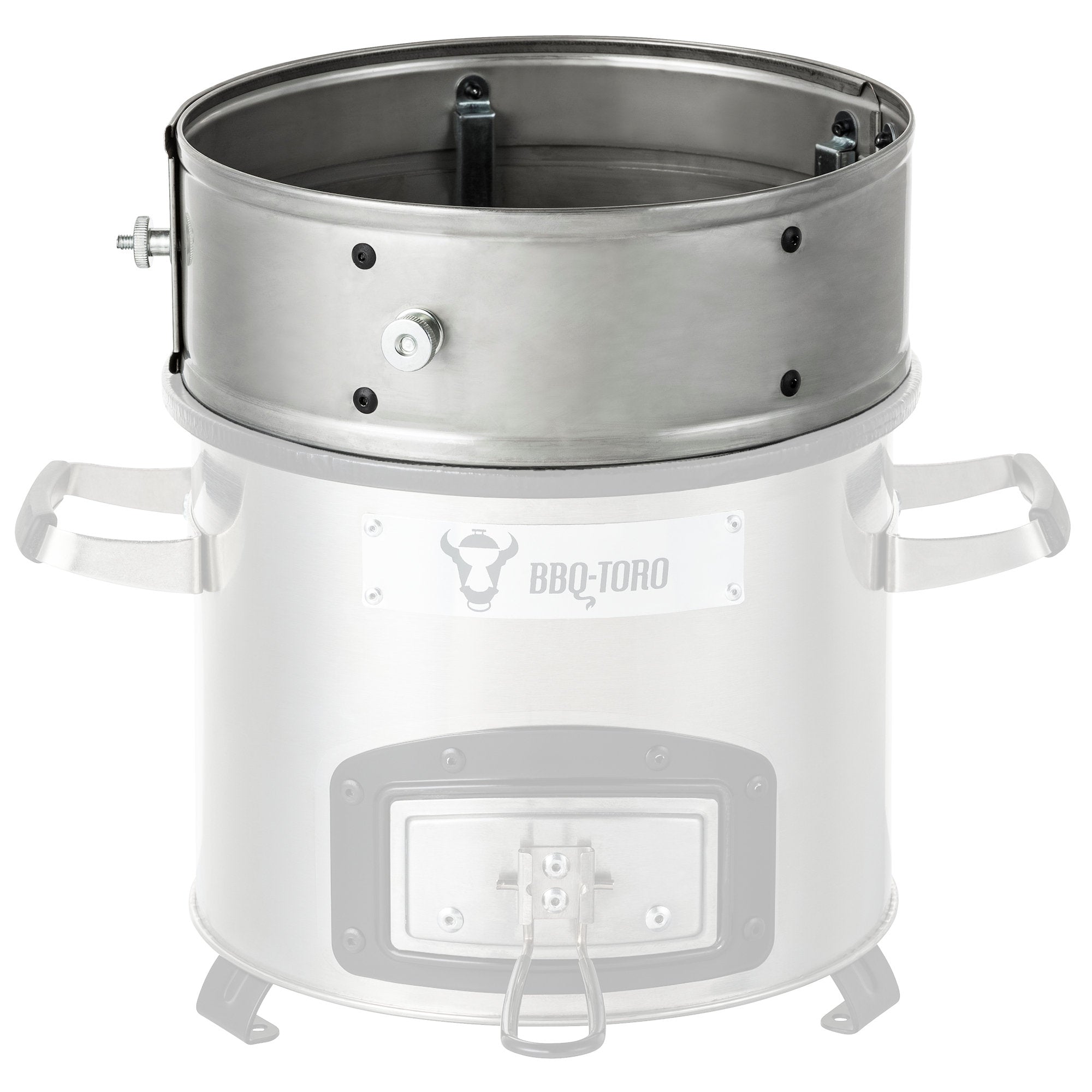 Anneau de puissance pour réchaud à fusée, Ø 25-35 x 8,5 cm, acier inoxydable