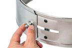 Anneau de puissance pour réchaud à fusée, Ø 25-35 x 8,5 cm, acier inoxydable