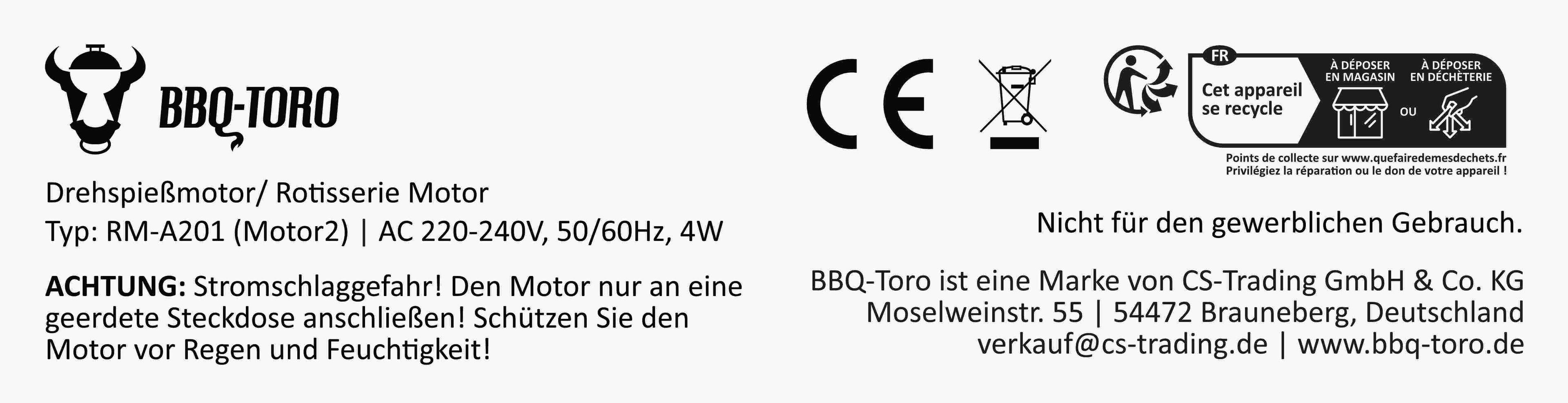 Grillspieß-Set für Ø 57 cm Kugelgrill